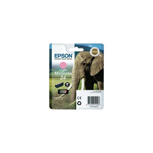 ORIGINALE EPSON T2426 LIGHT MAGENTA C13T24264012 CARTUCCIA PER EPSON XP750 XP850 XP860 XP950 XP55 24 CAPACITA 5.1ml
