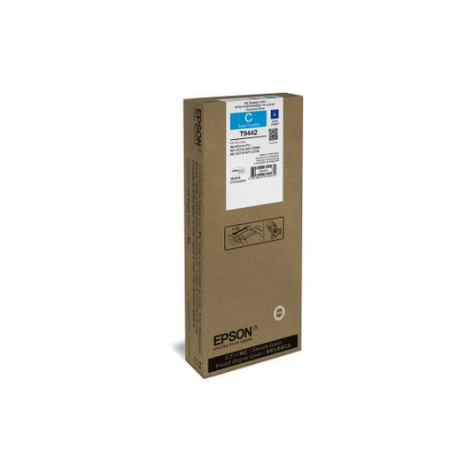 ORIGINALE EPSON T9442 CIANO PIGMENTATO C13T944240 PER WorkForce Pro WF C5210,C5215,C5290,C5710,C5790 CAPACITA 3.000 PAGINE