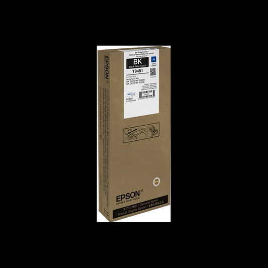 ORIGINALE EPSON T9451 NERO PIGMENTATO C13T945140 PER WorkForce Pro WF C5210,C5215,C5290,C5710,C5790 CAPACITA 5.000 PAGINE