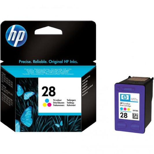 ORIGINALE HP 28 COLORE C8728AE PER HP DeskJet 3320332534203425 C8728AE  CAPACITA 8ML - 250 PAGINE