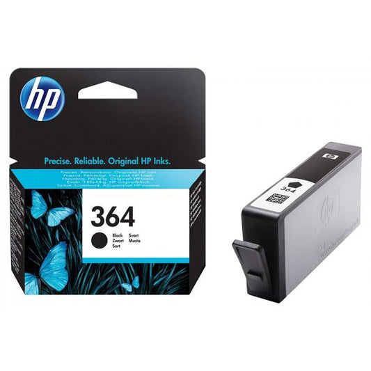 ORIGINALE HP 364 NERA CB316EE PER HP 5380,6380,5460,8550,5324 CB316 364BK 250 PAGINE