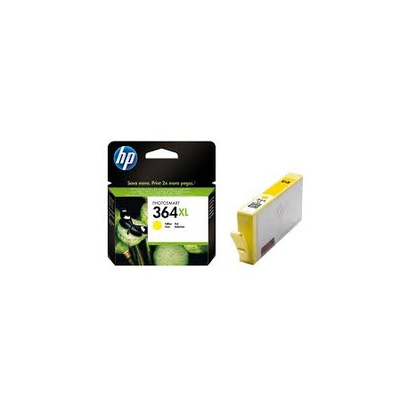 ORIGINALE HP 364XL GIALLO PER HP 5380,6380,5460,8550,5324 CB325EE 364XL CAPACITA 750 PAGINE CON CHIP