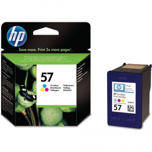 ORIGINALE HP 57 COLORE PER HP DeskJet 45051505550 C6657AE CAPACITA 18ML - 500 PAGINE