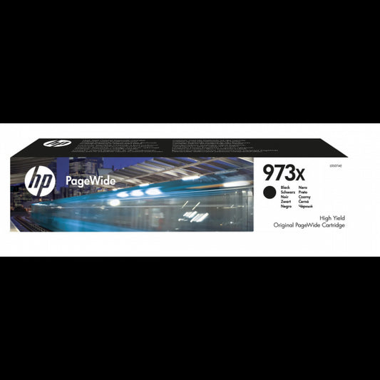 ORIGINALE HP 973XLBK NERO L0S07AE CARTUCCIA ORIGINALE PER HP PRO 452dw,477dw,P57750dw,P55250dw 973XL 10.000 PAGINE