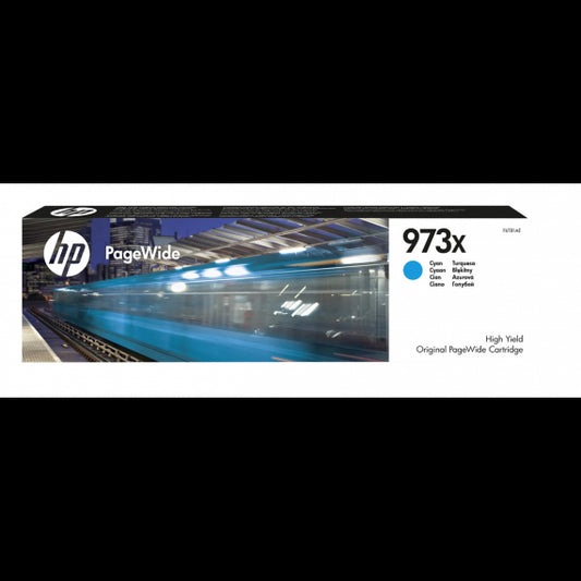 ORIGINALE HP 973XLC CIANO F6T81AE CARTUCCIA ORIGINALE PER HP PRO 452dw,477dw,P57750dw,P55250dw 973XL 7.000 PAGINE