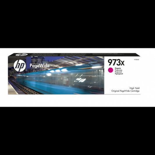 ORIGINALE HP 973XLM MAGENTA F6T82AE CARTUCCIA ORIGINALE PER HP PRO 452dw,477dw,P57750dw,P55250dw 973XL 7.000 PAGINE
