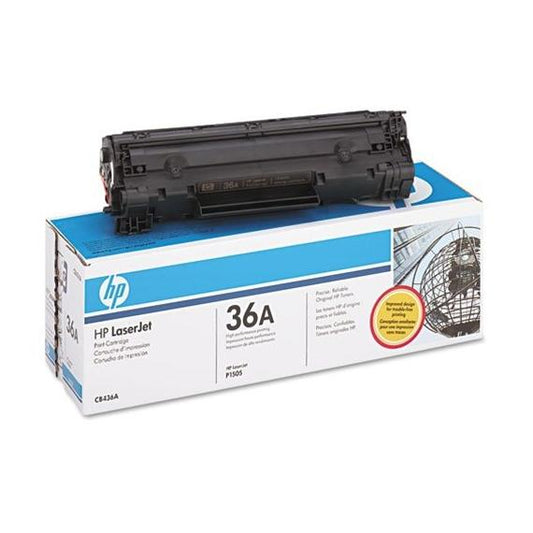 ORIGINALE HP CB436A NERO PER HP LASERJET M1120 P1505 M1522 P1503 P1504 P1505 P1506  36A 2.000 PAGINE