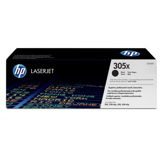 ORIGINALE HP CE410X 305X NERO PER HP COLOR LASERJET PRO M375NW, M375W, M451DN, M475DN CAPACITA 4.000 PAGINE