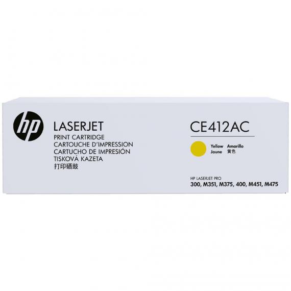 ORIGINALE HP CE412AC 305A GIALLO PER HP COLOR LASERJET PRO M375NW, M375W, M451DN, M475DN CAPACITA 2.600 PAGINE