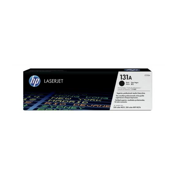 ORIGINALE HP CF210A 131A NERO PER HP LASERJET PRO 200 M251N,M251NW,M276N,276NW CAPACITA 1.600 PAGINE
