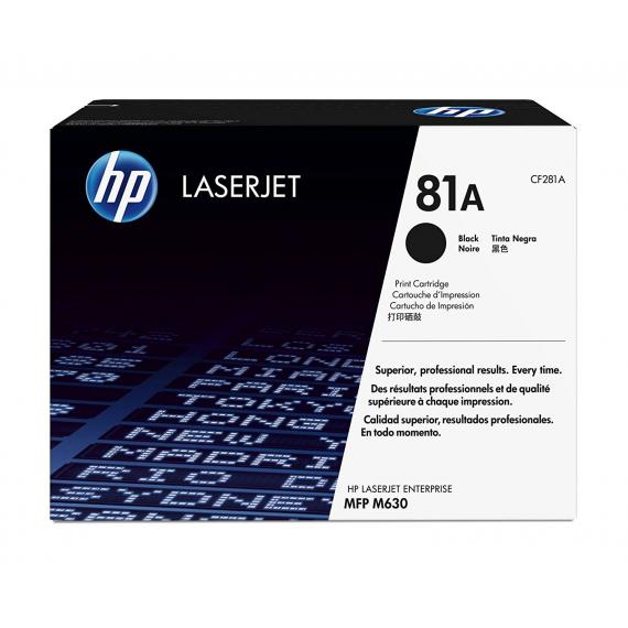 ORIGINALE HP CF281A NERO PER HP Enterprise M630 dn M630 f M630 h M630 Series M630 z 81A 10.500 PAGINE