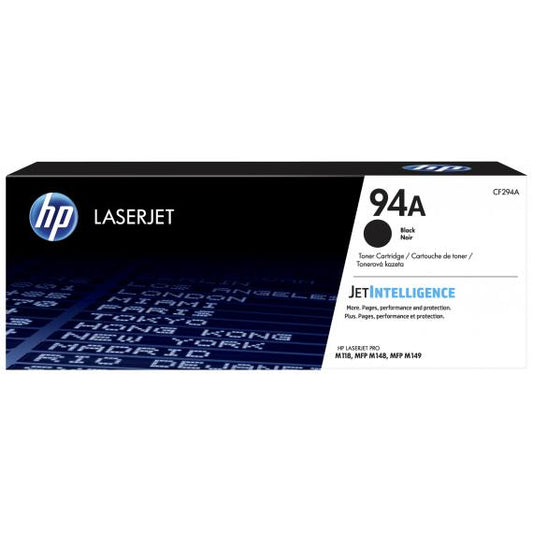 ORIGINALE HP CF294A PER HP LASERJET Pro M118dw,M148dw,M148,M149fdw 94A CAPACITA 1.200 PAGINE