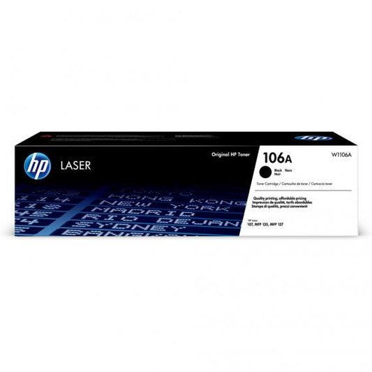 ORIGINALE HP W1106A 106A PER HP HP Laser MFP 135a135w137fnw,107a107w CAPACITA 1.000 PAGINE