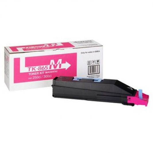 ORIGINALE KYOCERA TK-865M MAGENTA 1T02JZBEU0 PER KYOCERA TASKalfa 250ci TASKalfa 300ci TK865M 12.000 PAGINE