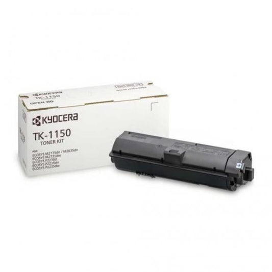 ORIGINALE KYOCERA TK1150 NERO 1T02RV0NL0 CON CHIP PER KYOCERA M2135,M2635,M2735,P2200,P2235 TK-1150 3.000 PAGINE