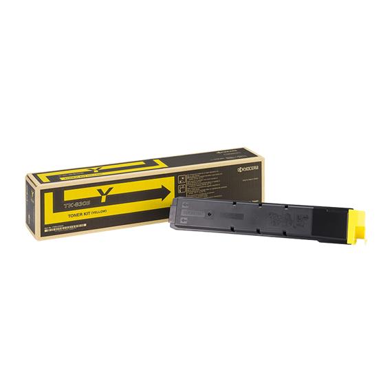 ORIGINALE KYOCERA TK8305Y GIALLO per Kyocera TASKalfa 3050cig,3051,3550cig,3551 TK-8305Y 15.000 pagine 1T02LKANL0