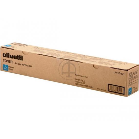ORIGINALE OLIVETTI B0857 CIANO PER OLIVETTI:D-COLOR MF 220, D-COLOR MF 280 CAPACITA 26.000 PAGINE
