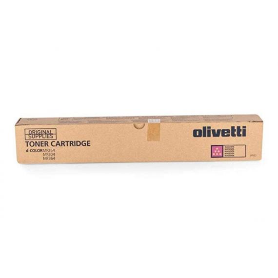 ORIGINALE OLIVETTI B1168 MAGENTA PER OLIVETTI D-COLOR MF 254,MF 304,MF 364 CAPACITA 26.000 PAGINE