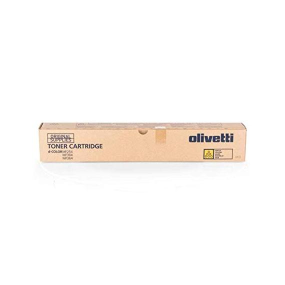 ORIGINALE OLIVETTI B1169 GIALLO PER OLIVETTI D-COLOR MF 254,MF 304,MF 364 CAPACITA 26.000 PAGINE
