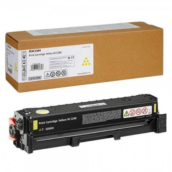 ORIGINALE RICOH 408454 GIALLO TONER ORIGINALE PER RICOH M C240FW,RICOH P C200W CAPACITA' 4.500 PAGINE