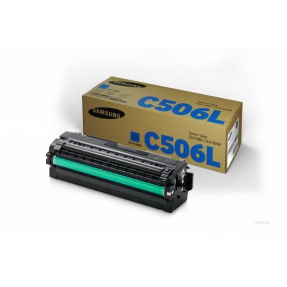 ORIGINALE SAMSUNG C506L CIANO SU038A PER SAMSUNG CLP680ND CLX 6260 CLT-C506L CAPACITA 3.500 PAGINE