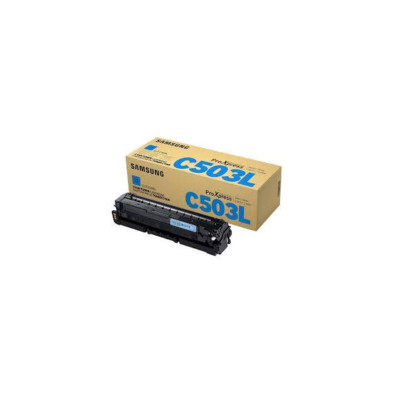 ORIGINALE SAMSUNG CLT-C503L CIANO SU014A PER SAMSUNG PROXPRESS C3010ND,C3060FR,C3060ND CLT503L 5.000 PAGINE