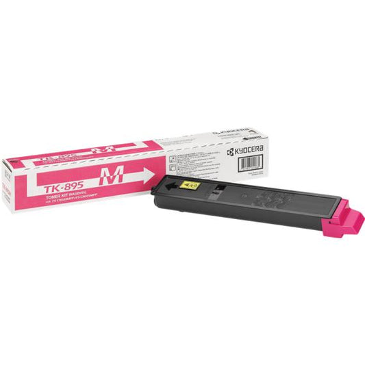 ORIGINALE TK895M MAGENTA 1T02K0BNL0 PER KYOCERA FS C8020MFP,C8025,C8520,C8525 TK-895 TK895 6.000 pagine