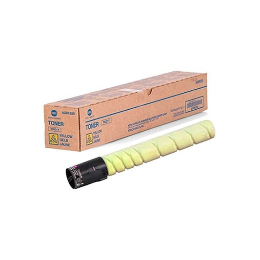 ORIGINALE TN-227 GIALLO ACVH25H TONER ORIGINALE PER MINOLTA BIZHUB C257i TN227Y CAPACITA 12.000 PAGINE
