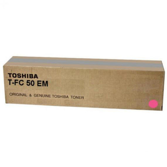 ORIGINALE TOSHIBA T-FC50E-M MAGENTA 6AJ00000112 PER TOSHIBA E-STUDIO 2555CSE,3055CSE,3555CSE,4555CSE,5055 TFC50E 33.600 PAGINE