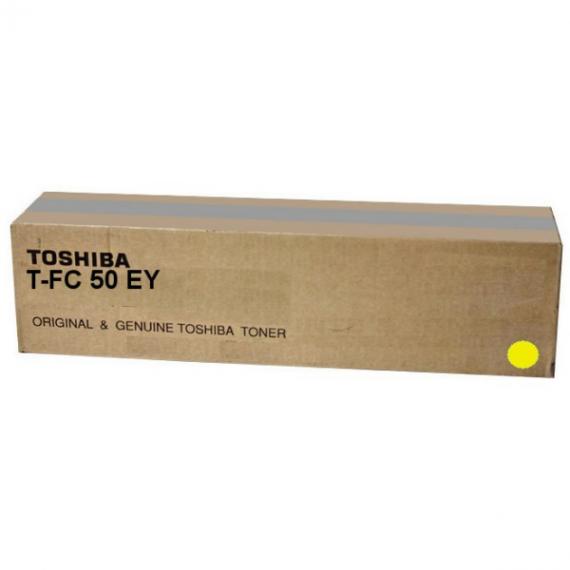 ORIGINALE TOSHIBA T-FC50E-Y GIALLO 6AJ00000111 PER TOSHIBA E-STUDIO 2555CSE,3055CSE,3555CSE,4555CSE,5055 TFC50E 33.600 PAGINE