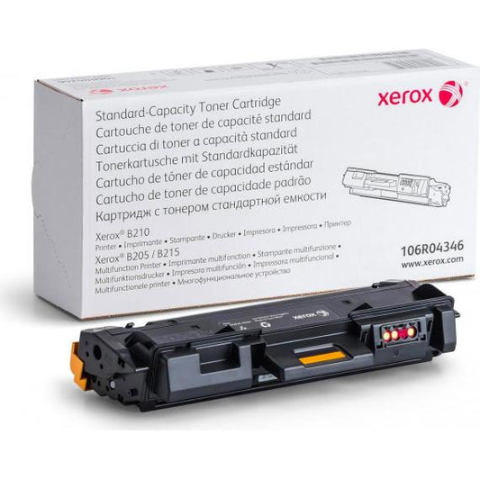 ORIGINALE XEROX B215 NERO 106R04346 PER XEROX B205 XEROX B210 XEROX B215 CAPACITA 1.500 PAGINE