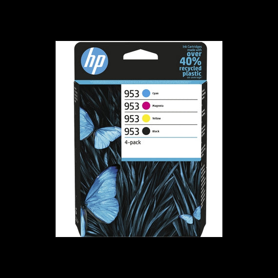 PACK ORIGINALE HP 953BK CMY 6ZC69AE CARTUCCIA ORIGINALE PER HP OFFICEJET PRO 8210,8218,8710,8715,8718,8719,8720,8725,8730,8740