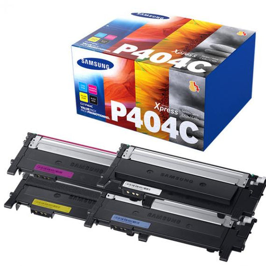 PACK ORIGINALE SAMSUNG CLT-P404C BK-C-M-Y SU365A PER SAMSUNG XPRESS C430 C430W C480W P404CELS