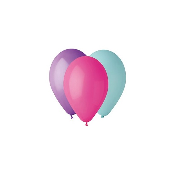 Palloncino - diametro 30 cm - lattice - colori assortiti - Big Party - conf. 16 pezzi