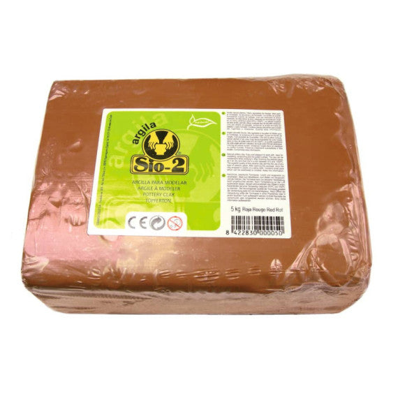 Panetto argilla CWR - 5 Kg rosso  09430