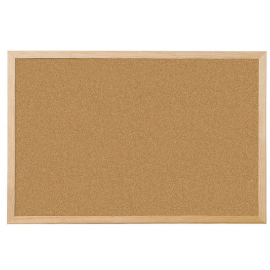 Pannello in sughero Q-Connect 120x90 cm con cornice in legno KF03568