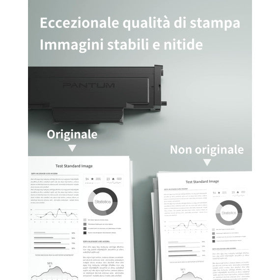 Pantum TL-410 BK nero toner originale per Pantum P3010D,P3300DN,M6700D,M7100DN,M6800FDW,M7200FD TL410 capacità 1.500 pagine