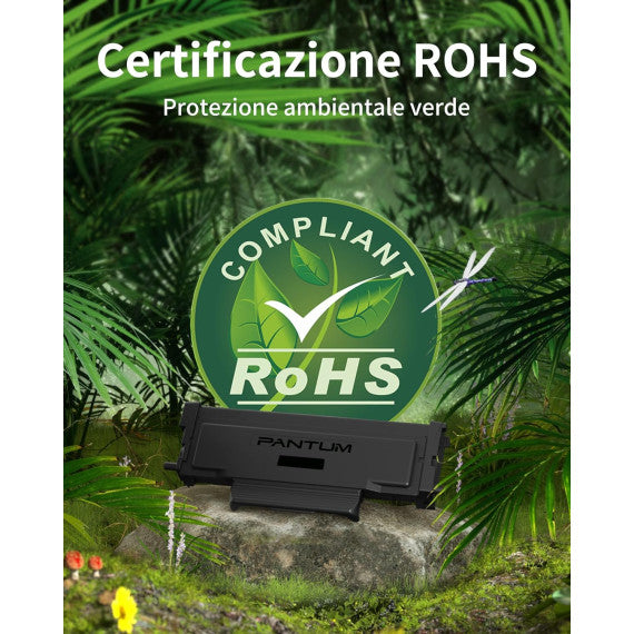 Pantum TL-410 BK nero toner originale per Pantum P3010D,P3300DN,M6700D,M7100DN,M6800FDW,M7200FD TL410 capacità 1.500 pagine