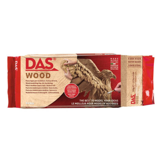 Pasta legno per modellare Das Wood panetto da 350 g F348700