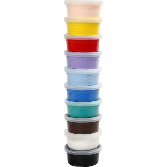 Pasta modellabile Silk Clay® 40 g - in conf. da 10 pezzi in colori assortiti 79143