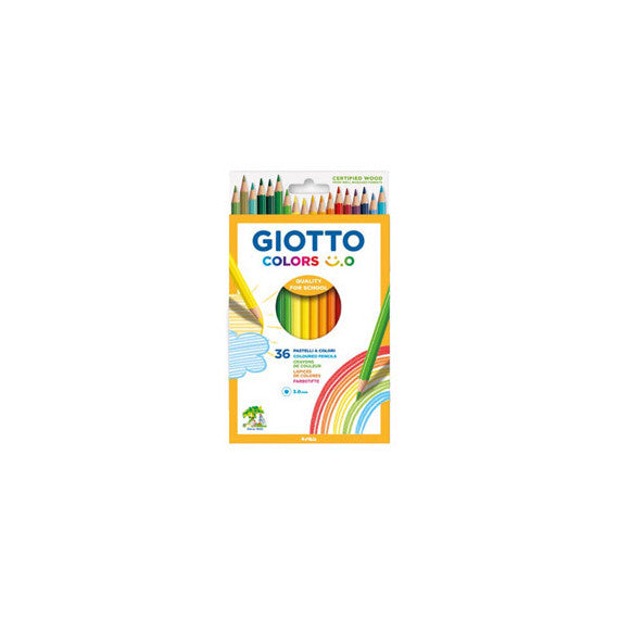 Pastelli colorati Colors 3.0 - diametro mina 3 mm - Giotto - astuccio 36 pezzi