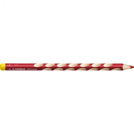 Pastelli Easycolors - diametro mina 4,2 mm - per mancini - Stabilo - astuccio 12 colori