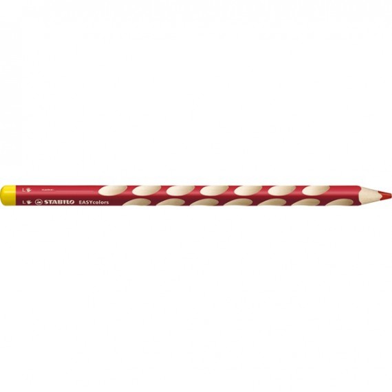 Pastelli Easycolors - diametro mina 4,2 mm - per mancini - Stabilo - astuccio 12 colori