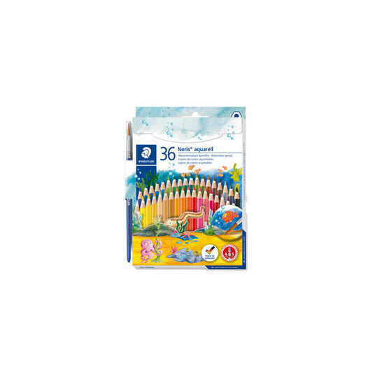 Pastelli Noris aquarell 144 - colori assortiti - Staedtler  - astuccio 36 pezzi