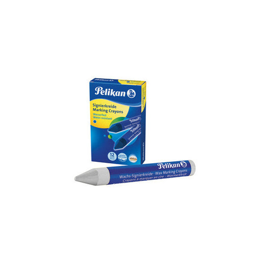 Pastello industriale 762 - bianco - Pelikan - scatola 12 pezzi