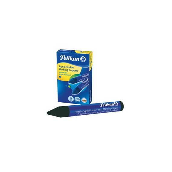Pastello industriale 762 - nero - Pelikan - scatola 12 pezzi