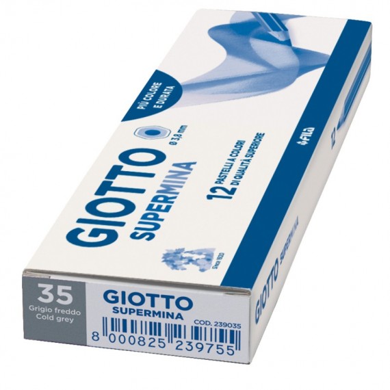 Pastello Supermina - mina 3,8 mm - grigio freddo 35 - Giotto