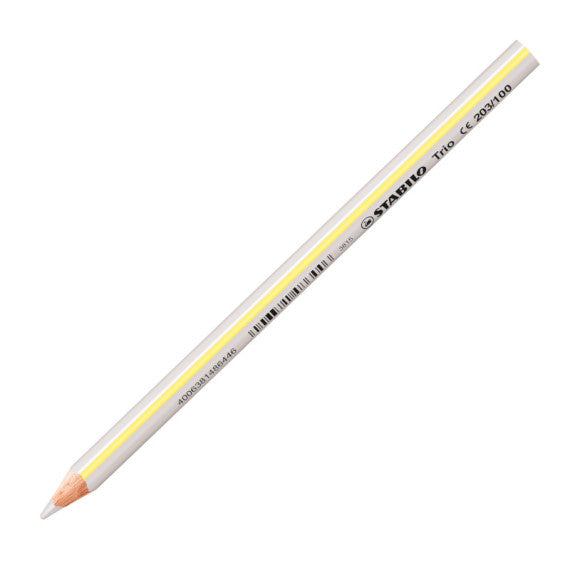 Pastello TrioThick - diametro mina 4,2 mm - con temperino - colori assortiti - Stabilo - astuccio 12 pezzi