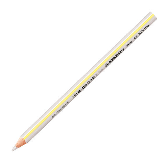 Pastello TrioThick - diametro mina 4,2 mm - con temperino - colori assortiti - Stabilo - astuccio 12 pezzi