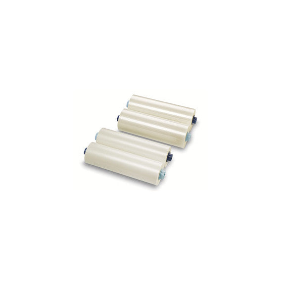 Pellicola gloss Nap2 per plastificazione - 330 mm x 76 mt - 75 micron - GBC - conf. 2 bobine